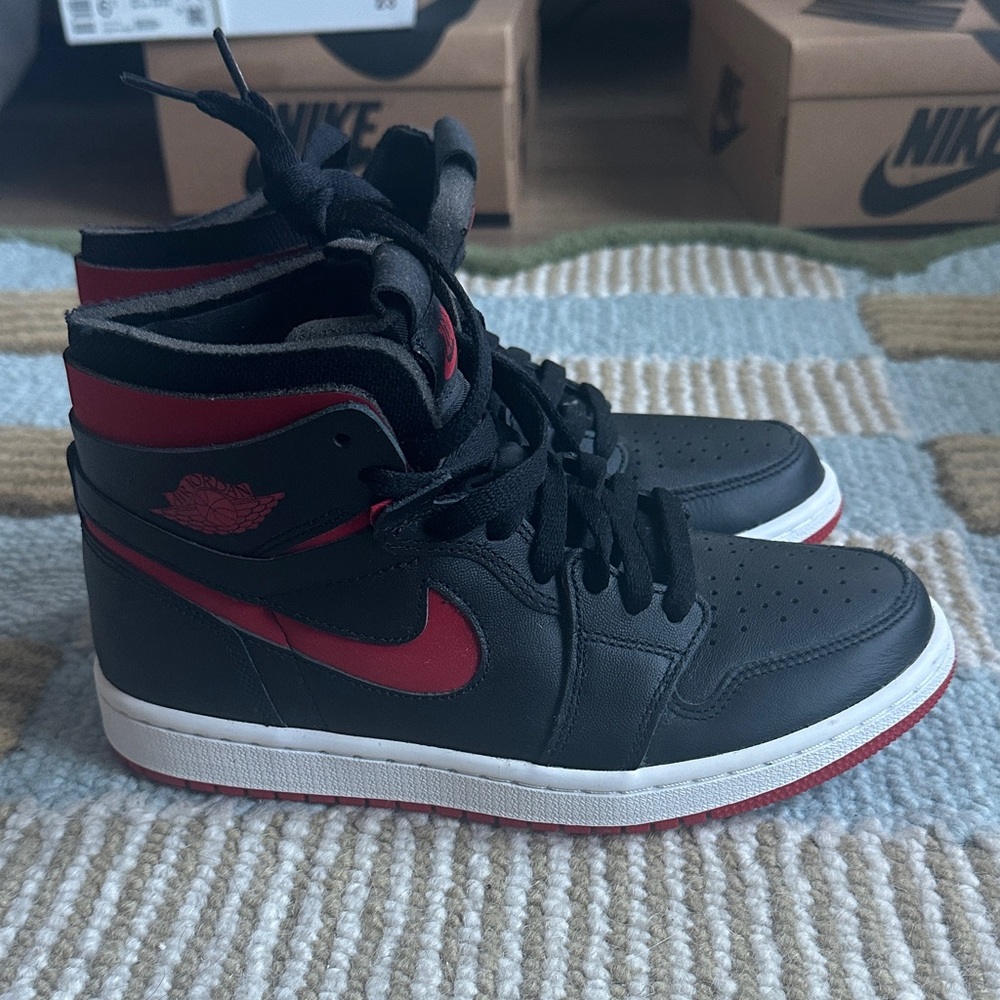 Jordan Black and Red High-Tops